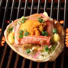 Crab shell roast