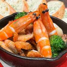 Shrimp ajillo (gambas al ajillo)