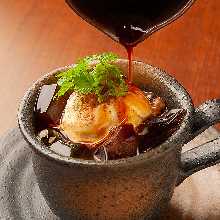 Affogato-style coffee jelly for adults