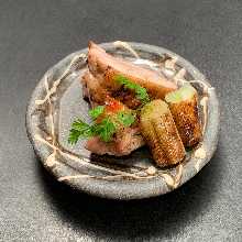 Young Chicken and Long Green Onion