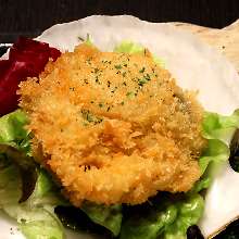 Deep-fried scallops