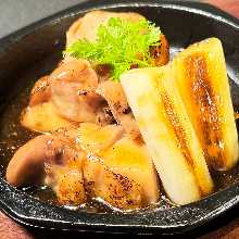 Grilled young chicken