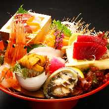 Assorted sashimi, 7 kinds