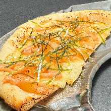 Crab mentai potato pizza