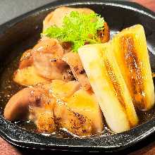 Young chicken or Sangen pork