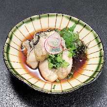 Steamed oysters with ponzu sauce