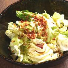 cabbage with salt sauce