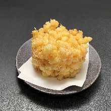 Mixed tempura of corn