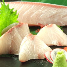 Yellowtail sashimi