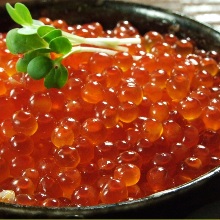 Salmon roe rice bowl