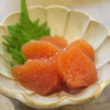 Cod roe with horseradish