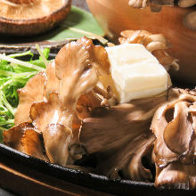 Grilled mushrooms with butter