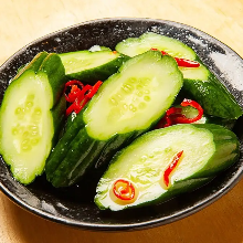 Pickled whole cucumber