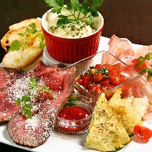 Assorted appetizers