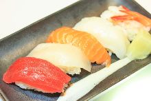 Assorted nigiri sushi