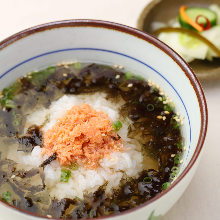 Ochazuke(rice with tea)