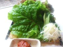 Sangchu (Korean stem lettuce)