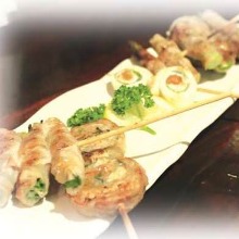 Assorted grilled skewers, 5 kinds