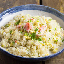 Fried rice with crab