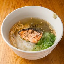 Shake chazuke(salmon and rice with tea)