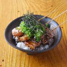 Grilled chicken rice bowl