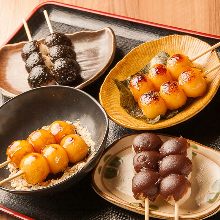 Dango (skewered rice dumplings)