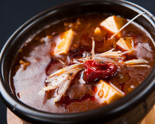 Spicy tofu and ground meat