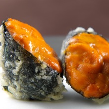 Sea urchin tempura