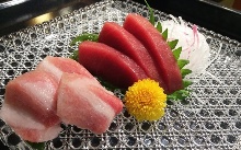 Fatty bluefin tuna sashimi