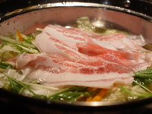 Pork shabu-shabu