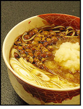 Buckwheat noodles with grated daikon radish