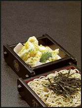 Tempura zaru buckwheat noodles