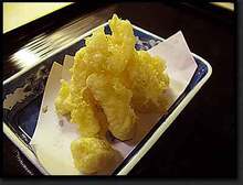 Squid tempura