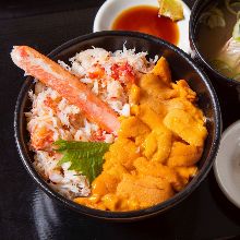 Crab and sea urchin Bowl