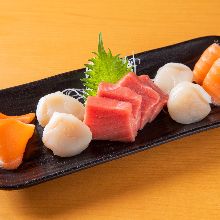 Three Assorted Sashimi