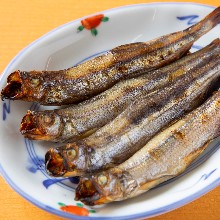 Grilled shishamo smelt