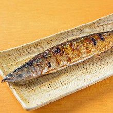 grilled saury