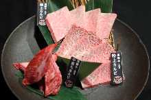 Hida beef A5 three kinds platter