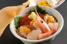 Seafood rice bowl