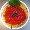 Salmon roe rice bowl