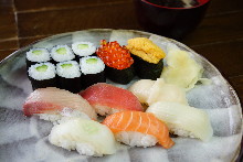 Assorted nigiri sushi