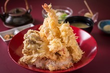 Tempura rice bowl