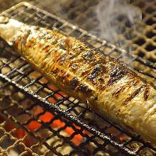 Shishamo smelt with roe