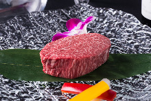 Wagyu beef chateaubriand steak