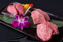 Assorted Wagyu beef, 3 kinds