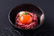 Wagyu beef steak tartare