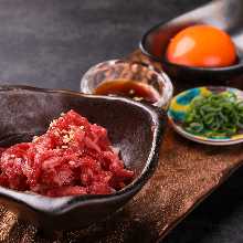 Wagyu beef steak tartare