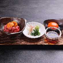 Exquisite Wagyu Beef and Sea Urchin Yukhoe