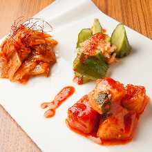 Assorted kimchi