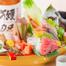 Assorted sashimi, 5 kinds